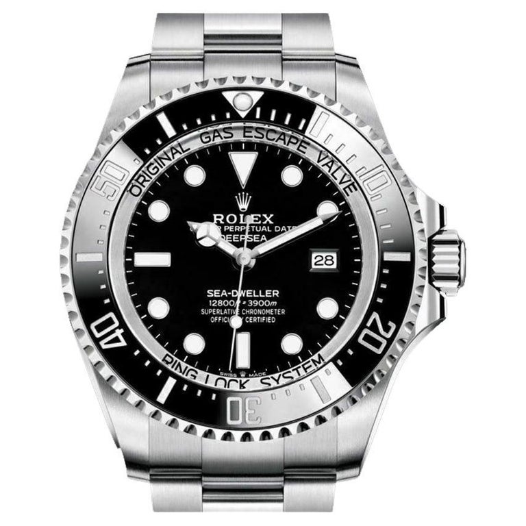 Rolex Sea-Dweller Deepsea, Black, 44 mm, Ref# 126660, 2022, Unworn,  Discontinued For Sale at 1stDibs