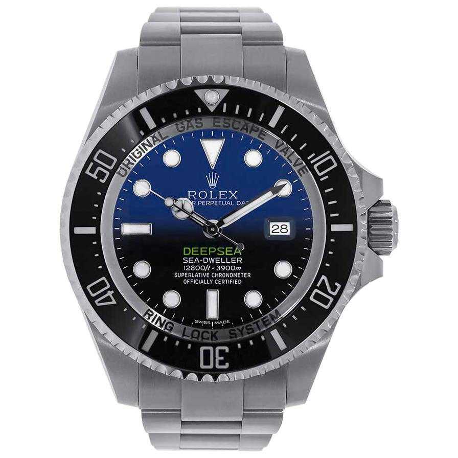 Rolex Sea-Dweller Deepsea D-Blue Dial Stainless Steel Watch 116660