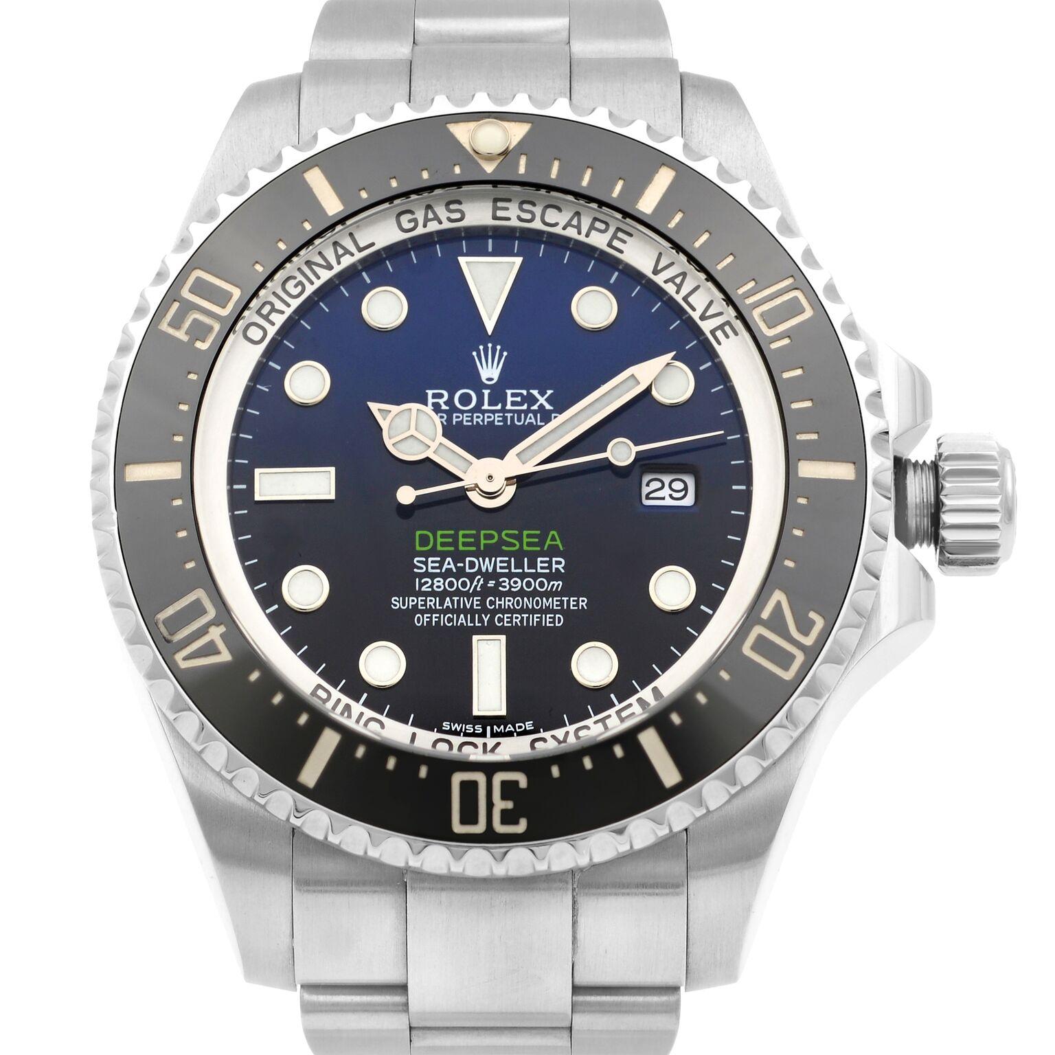 Rolex deep sea blue for sale sale