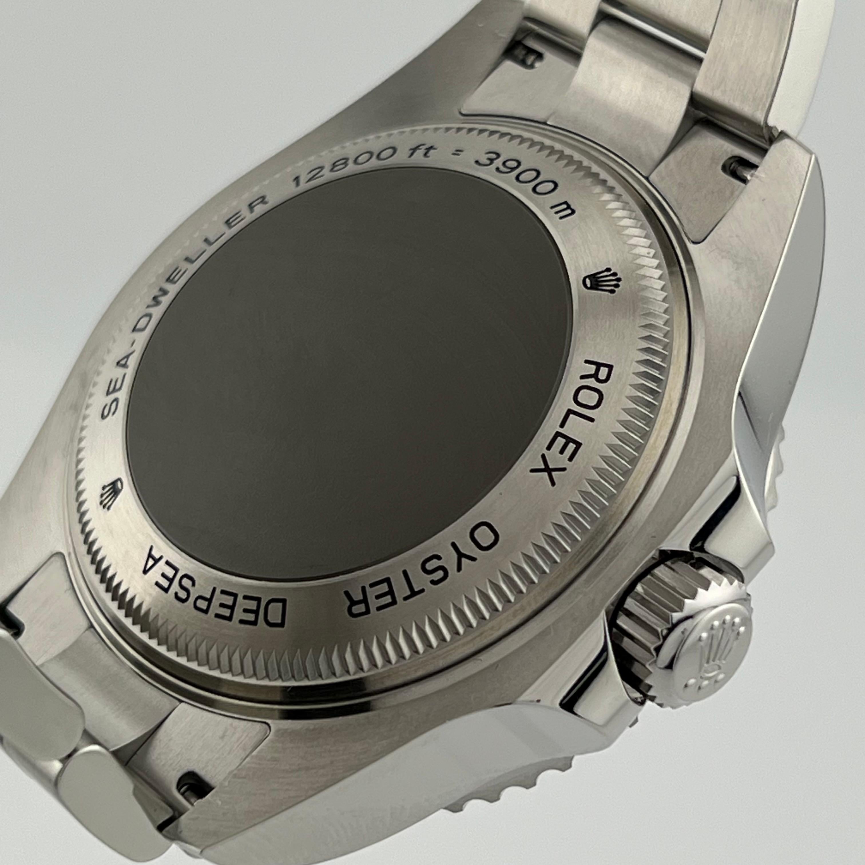 Rolex Sea Dweller Deepsea James Cameron 116660 Schwarz-Blaues Stahlkastenpapier 2018 im Angebot 6
