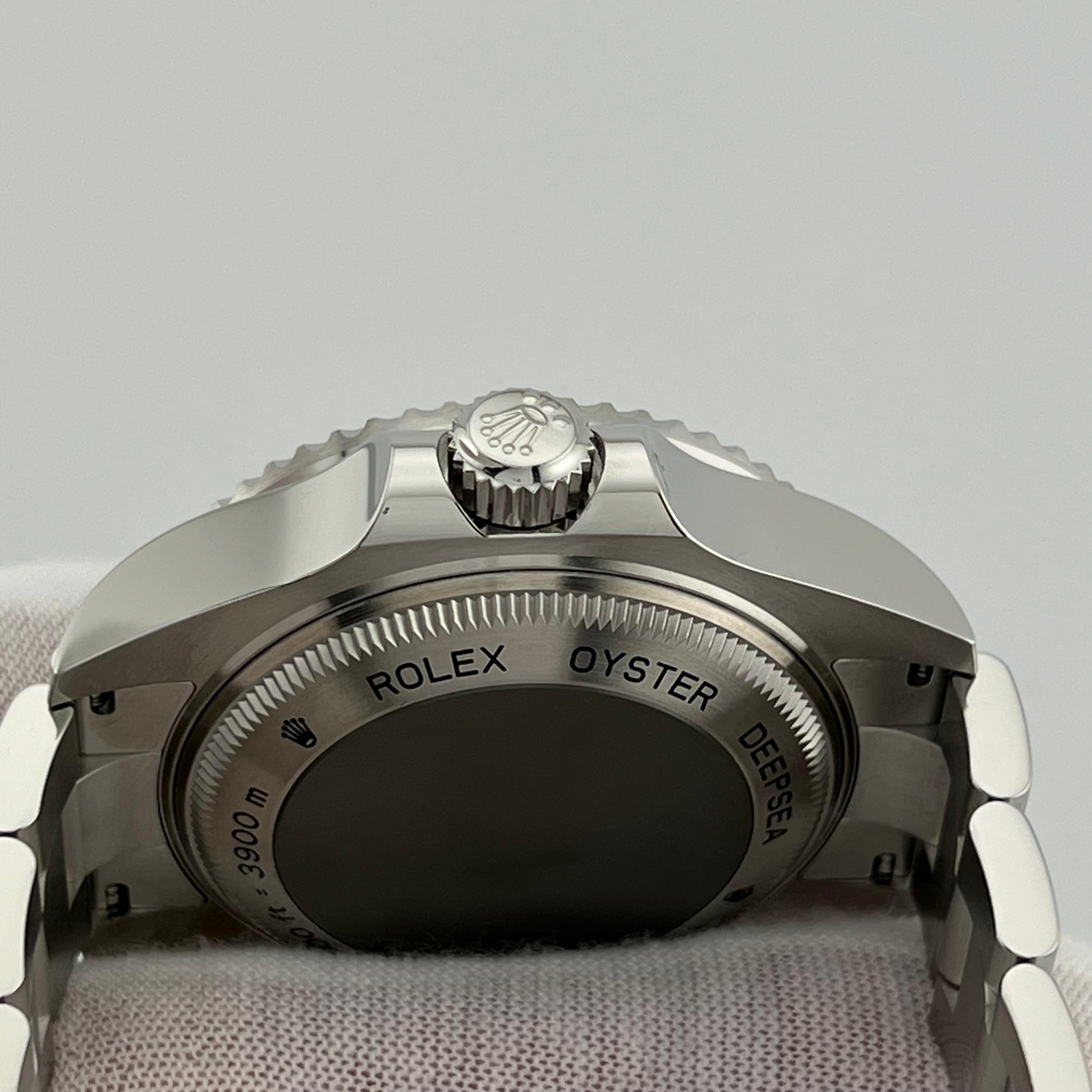Rolex Sea Dweller Deepsea James Cameron 116660 Schwarz-Blaues Stahlkastenpapier 2018 im Angebot 4