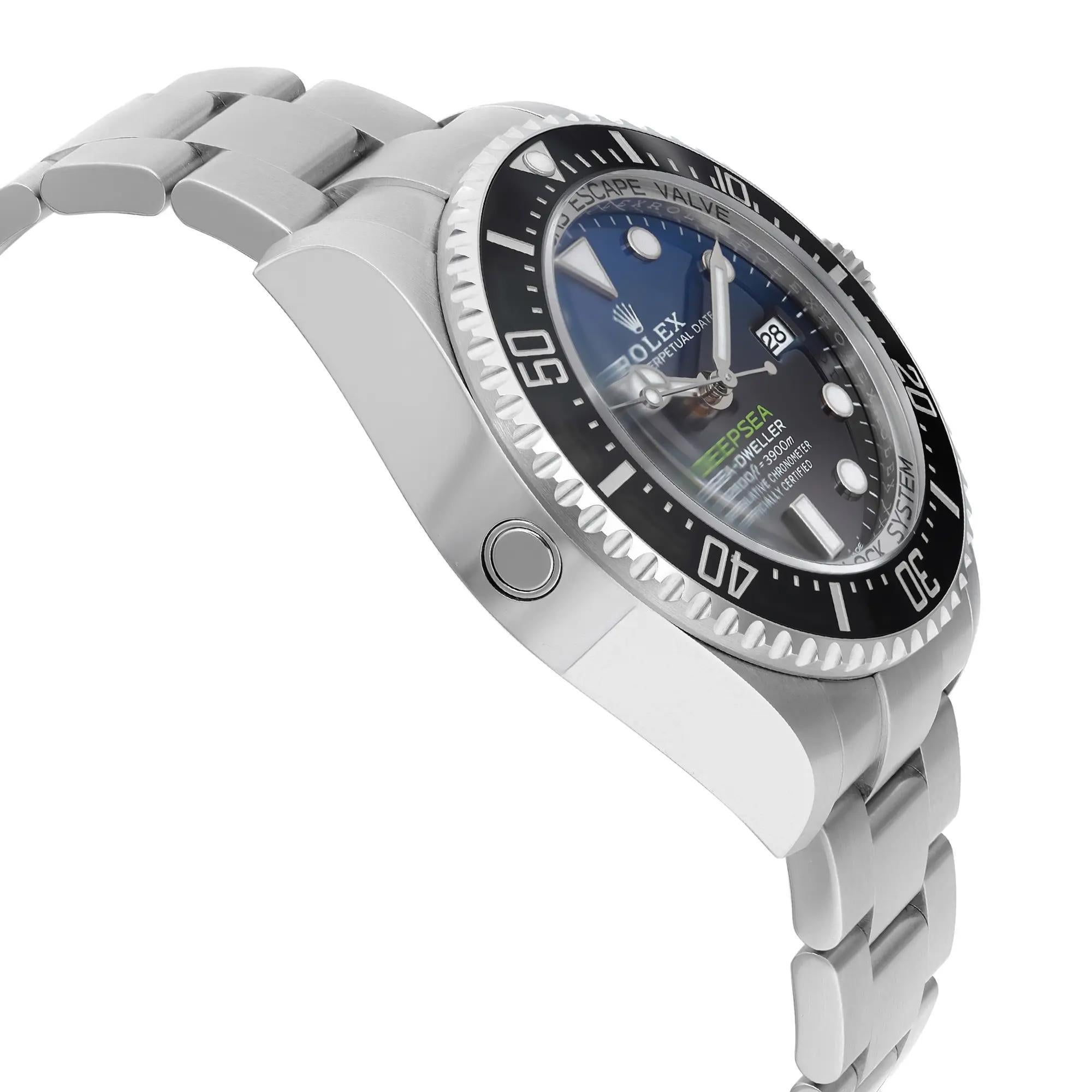 Rolex Sea Dweller Deepsea James Cameron Blaues Zifferblatt Stahl-Keramik-Uhr 136660, NEU, NEU Herren im Angebot