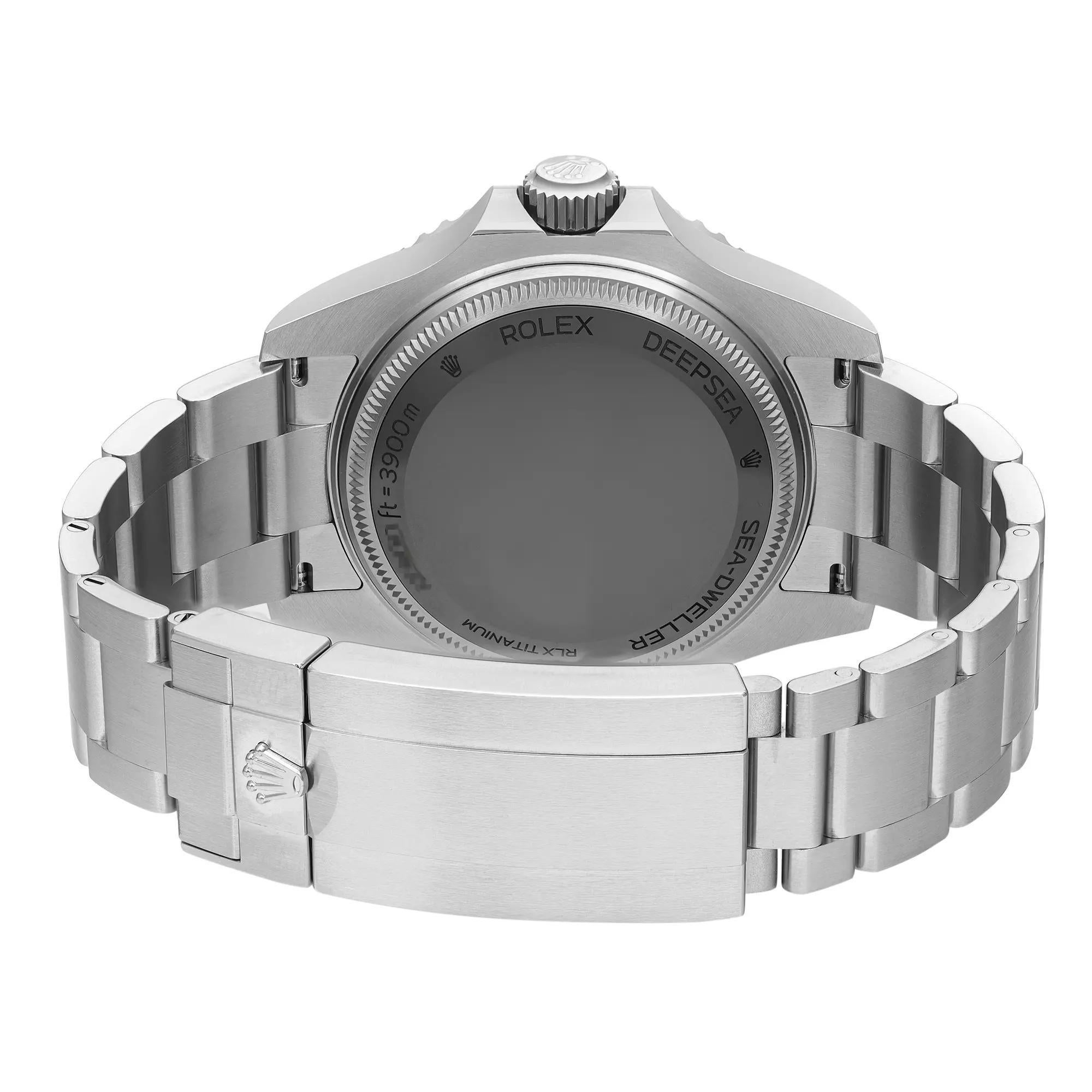 Rolex Sea Dweller Deepsea James Cameron Blaues Zifferblatt Stahl-Keramik-Uhr 136660, NEU, NEU im Angebot 1