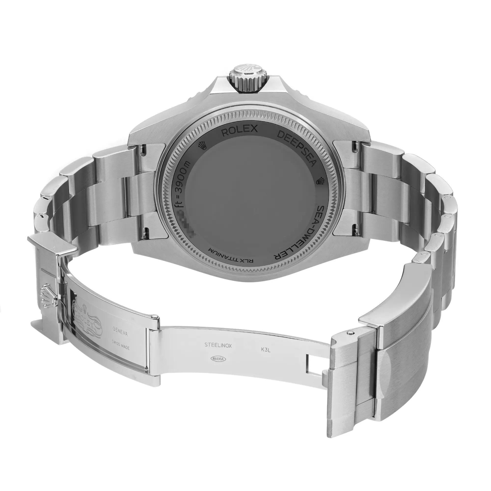 Rolex Sea Dweller Deepsea James Cameron Blaues Zifferblatt Stahl-Keramik-Uhr 136660, NEU, NEU im Angebot 2