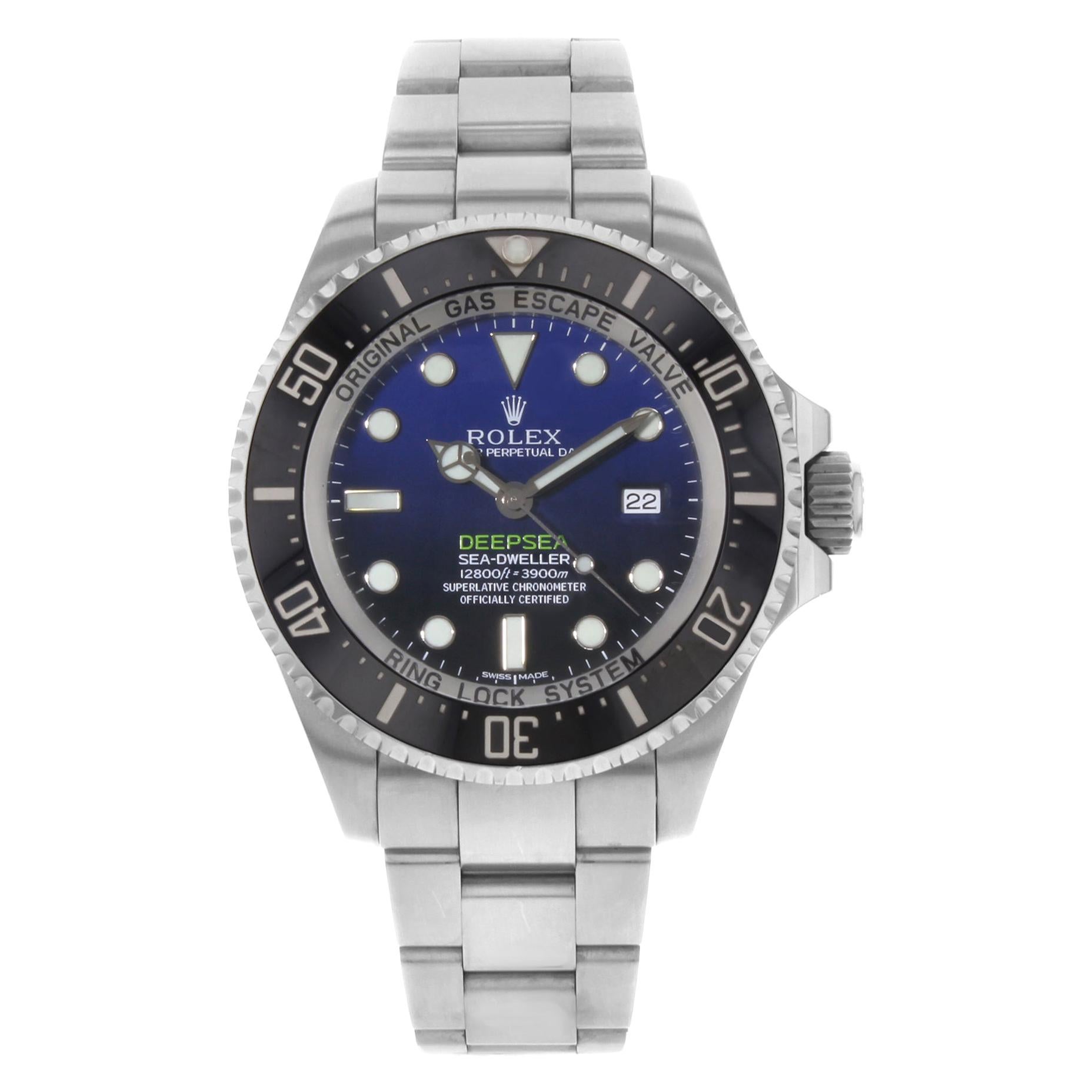 Rolex Sea-Dweller Deepsea James Cameron Steel Automatic Men Watch 116660