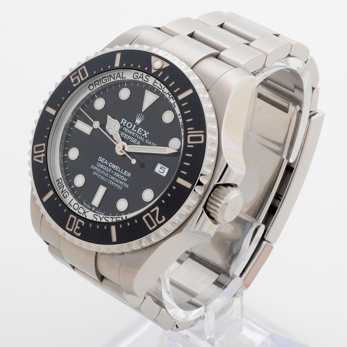 Rolex Sea-Dweller Deepsea, Reference 126660, Box and Papers In Excellent Condition In Canterbury, GB
