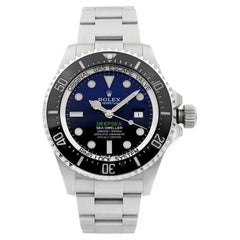 Used Rolex Sea-Dweller Deepsea Steel Blue Black James Cameron Dial Mens Watch 126660