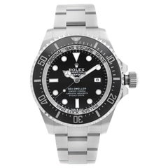 Used Rolex Sea-Dweller Deepsea Steel Ceramic Black Dial Automatic Men's Watch 126660