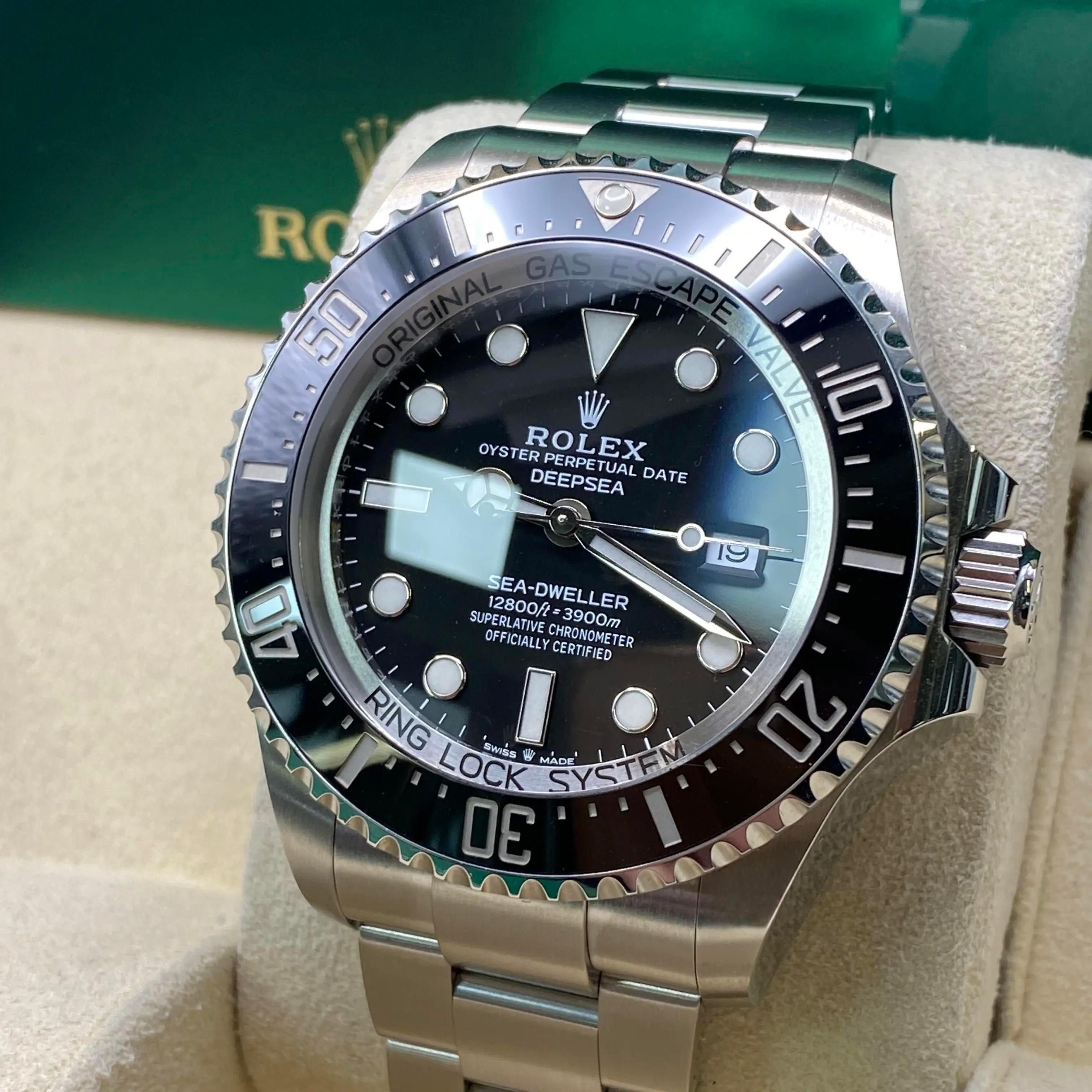 Rolex Sea-Dweller Deepsea Steel Ceramic Black Dial Automatic Watch 126660 For Sale 1