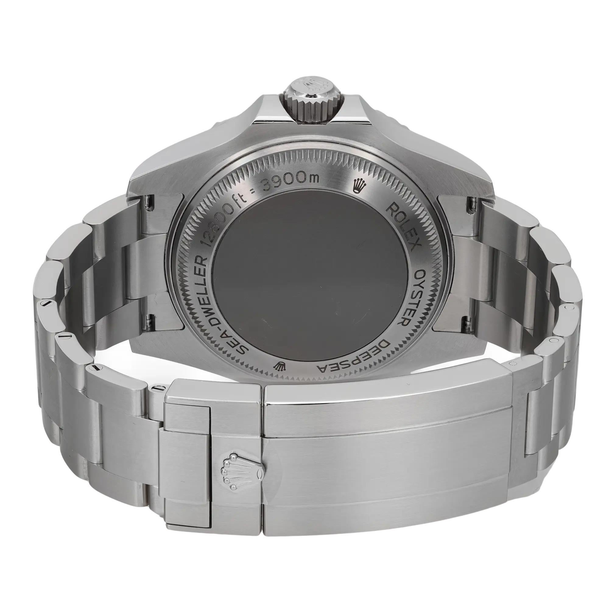 Rolex Sea-Dweller Deepsea Steel Ceramic Black Dial Automatic Watch 126660 For Sale 7