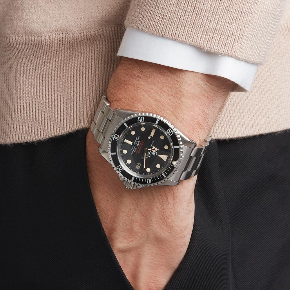 Rolex Sea Dweller Double Red Stainless Steel 1665 Wristwatch 7
