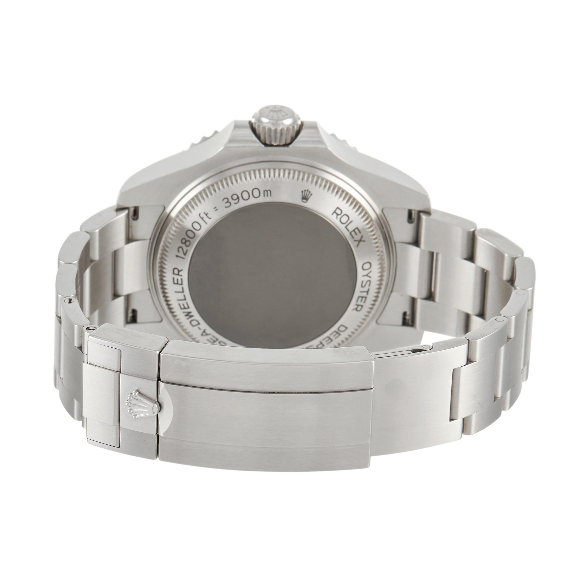 Men's Rolex Sea-Dweller James Cameron Deepsea Blue Dial Watch 126660-0002