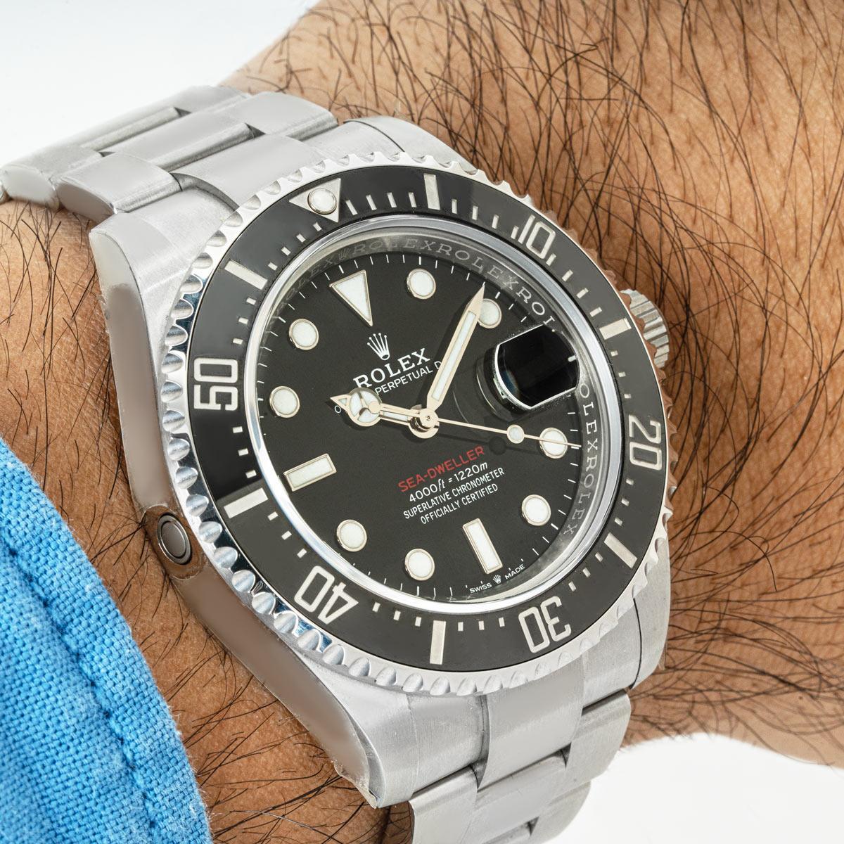 Rolex Sea-Dweller Red Writing 126600 For Sale 3