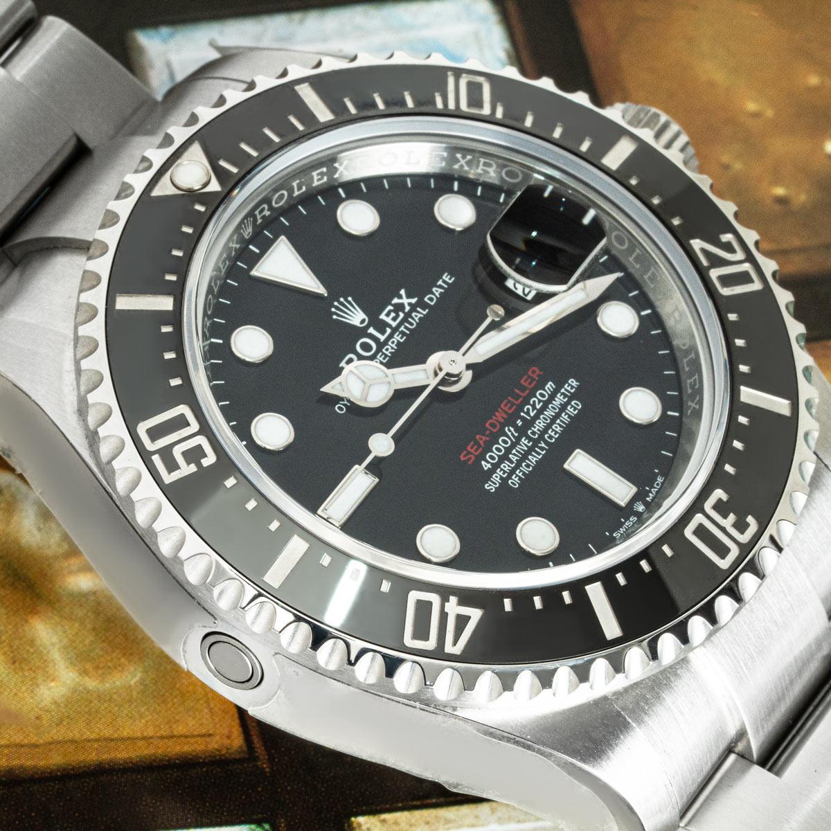 Rolex Sea-Dweller Red Writing 126600 For Sale 4