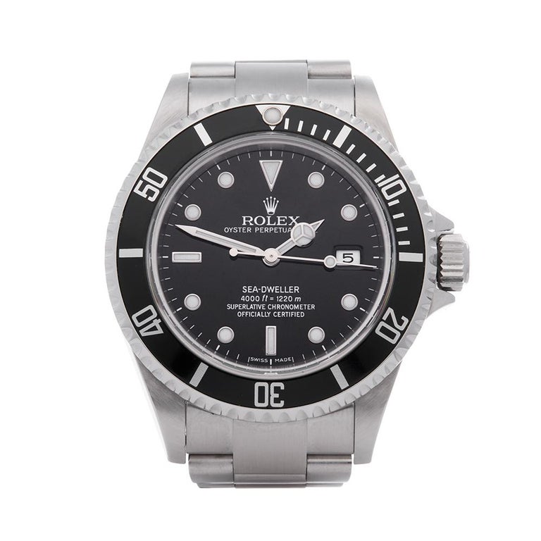 Authentic New 126600 Rolex Sea-Dweller Black Dial Men