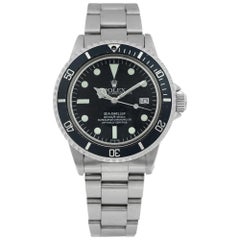 Retro Rolex Sea-Dweller stainless steel Automatic Wristwatch Ref 1665