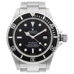 Rolex Sea-Dweller Edelstahl Schwarzes Zifferblatt Automatik Herrenuhr 16600