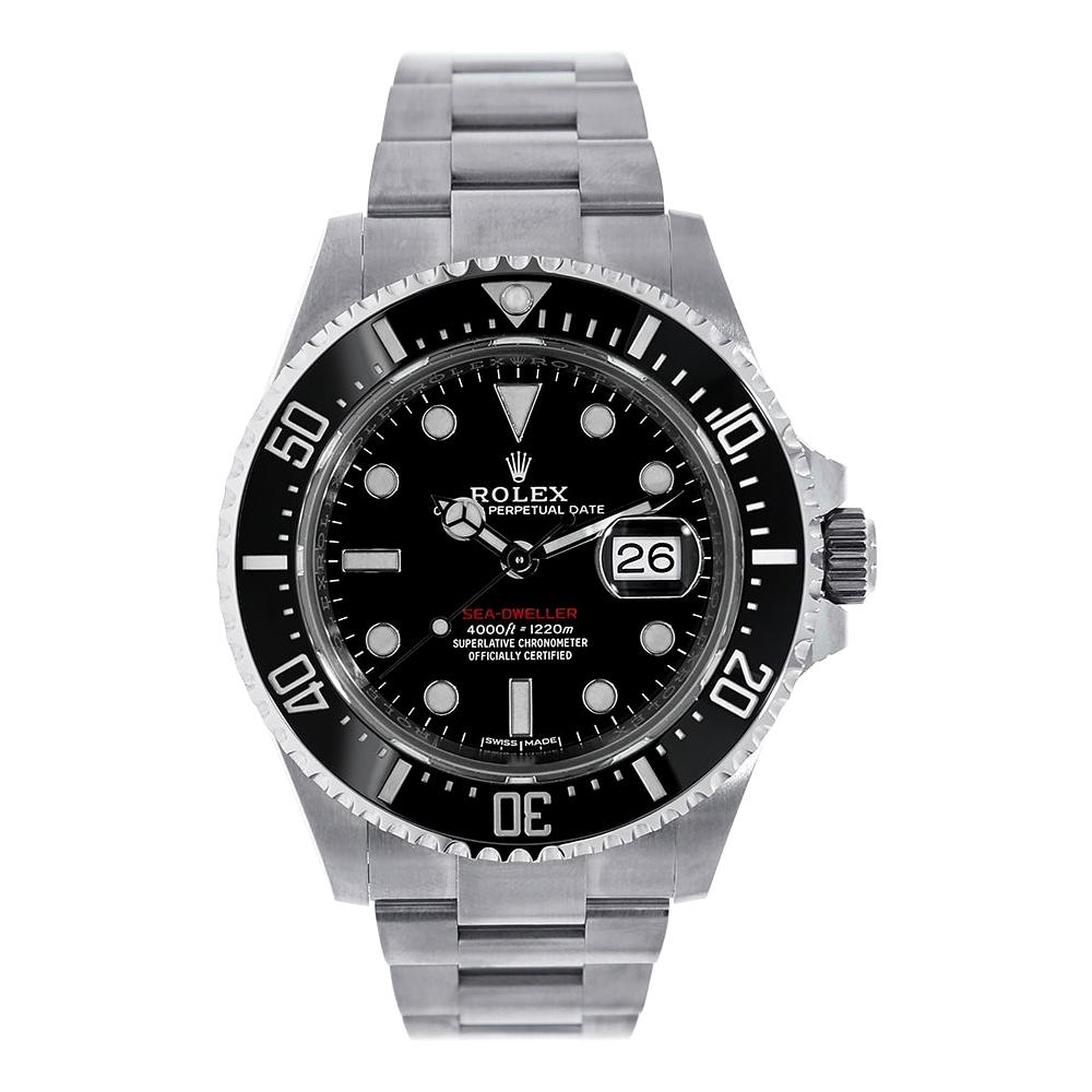 Rolex Sea-Dweller Stainless-Steel Sea-Dweller Black Dial Watch 126600 For Sale