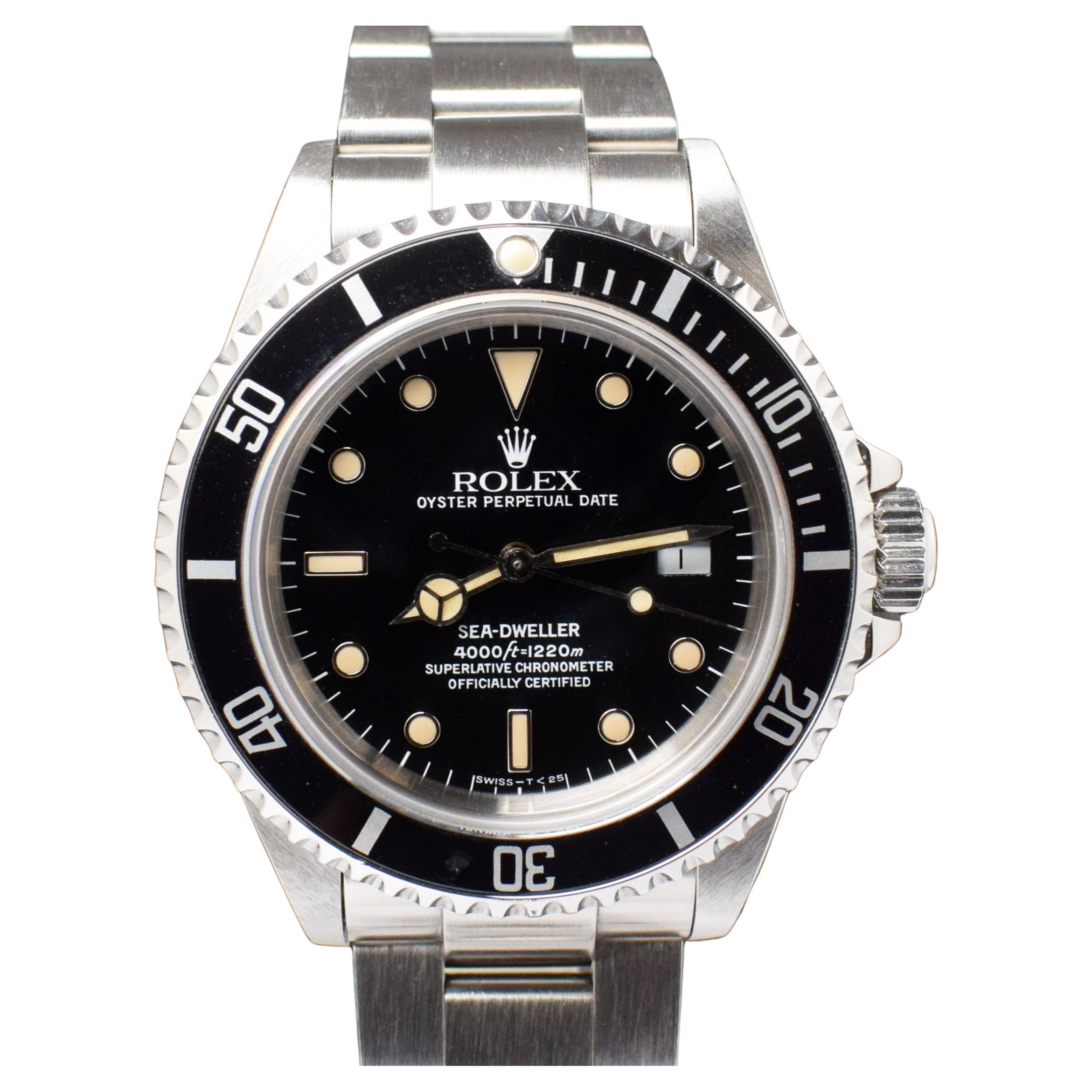 Rolex SeaDweller Deepsea 126660 Black Dial Steel Automatic Men's Watch