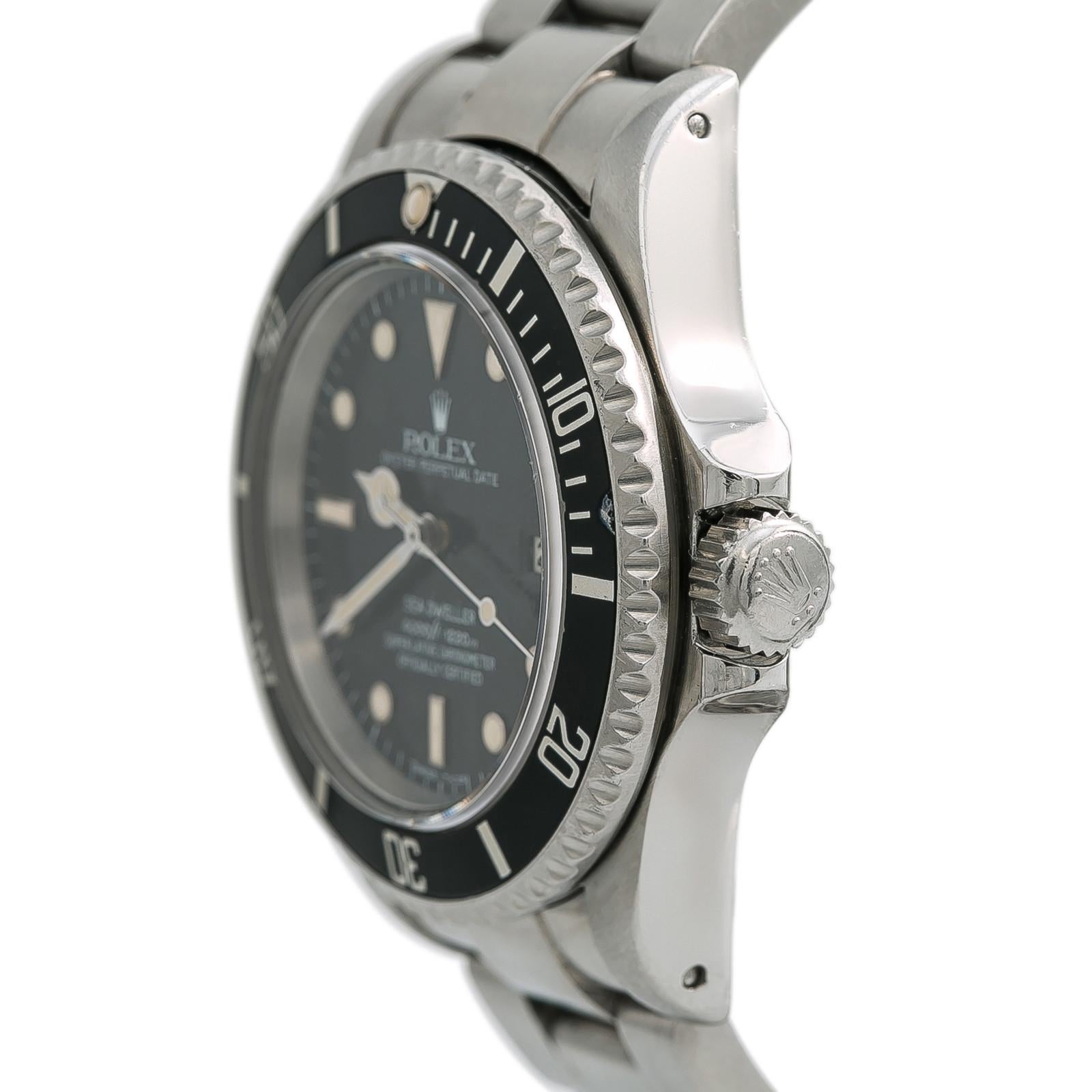 Contemporary Rolex Sea-Dweller 16660, Black Dial Certified Authentic For Sale