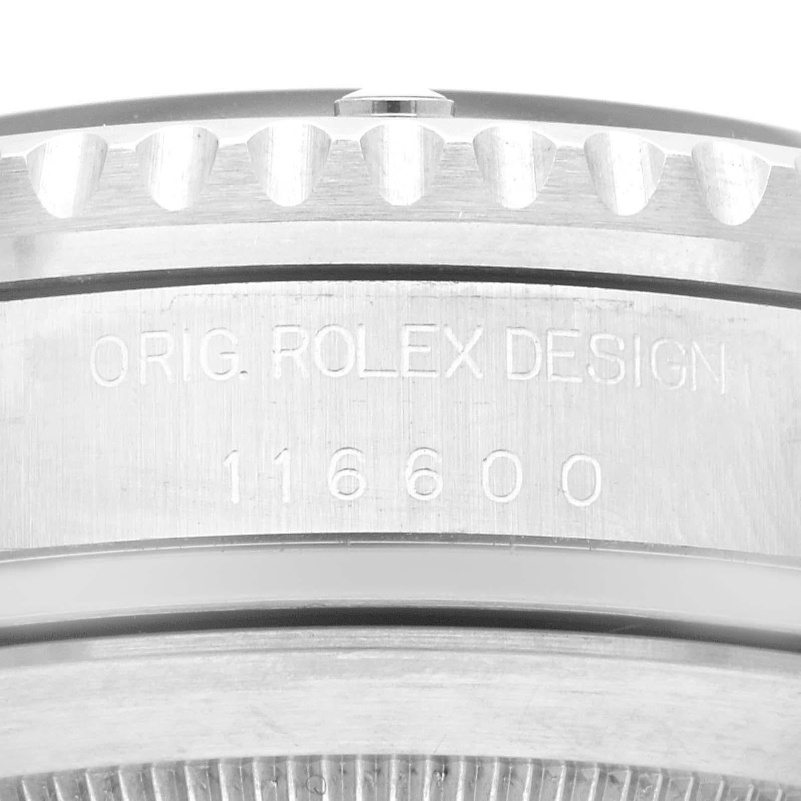 Rolex Seadweller 4000 Automatic Steel Mens Watch 116600 Pour hommes en vente