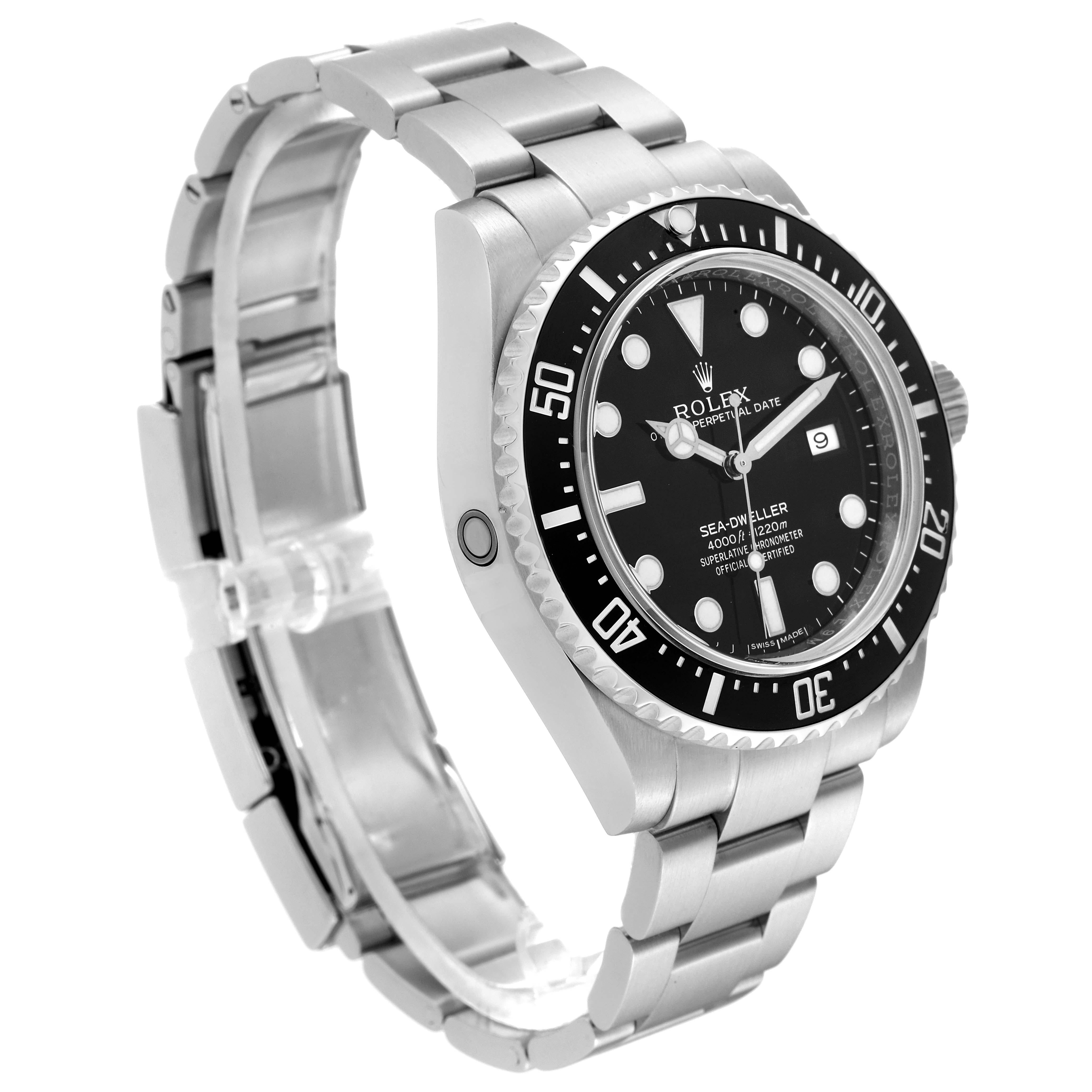 Rolex Seadweller 4000 Black Dial Automatic Steel Mens Watch 116600 For Sale 6