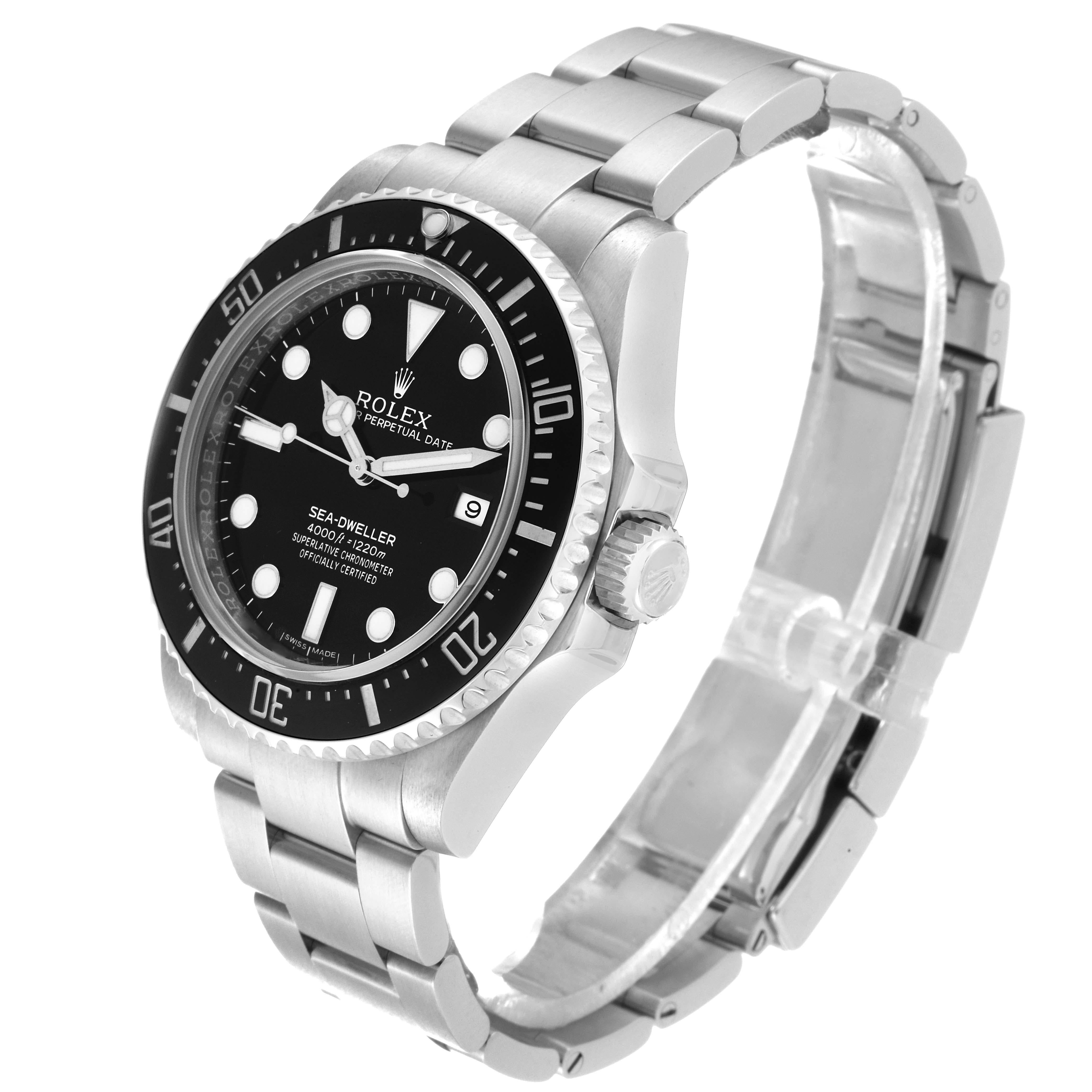 Rolex Seadweller 4000 Black Dial Automatic Steel Mens Watch 116600   en vente 3
