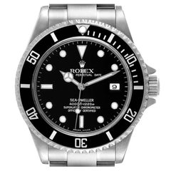 Rolex Seadweller 4000 Black Dial Steel Mens Watch 16600 Box Papers