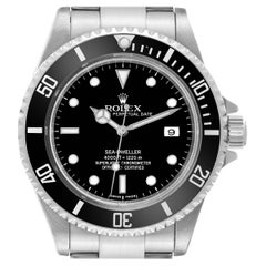 Rolex Seadweller 4000 Black Dial Steel Mens Watch 16600