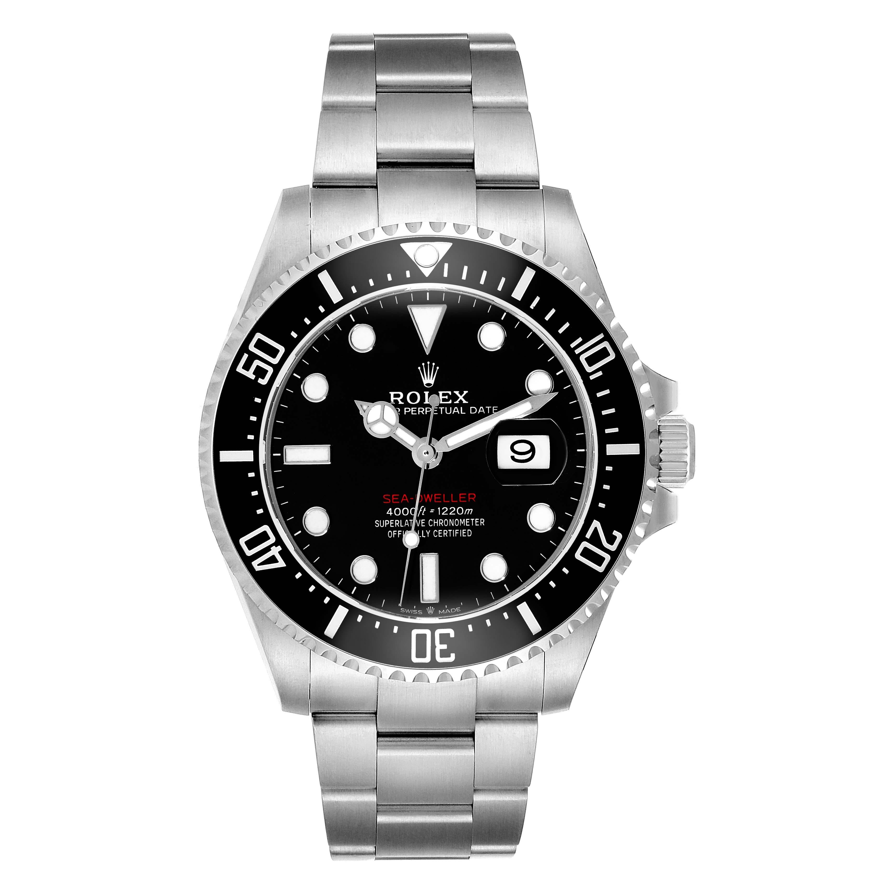 Rolex Seadweller 43mm 50th Anniversary Steel Mens Watch 126600 Unworn For Sale 2