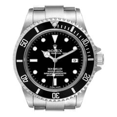 Used Rolex Seadweller Black Dial Automatic Steel Men's Watch 16600 Box Papers