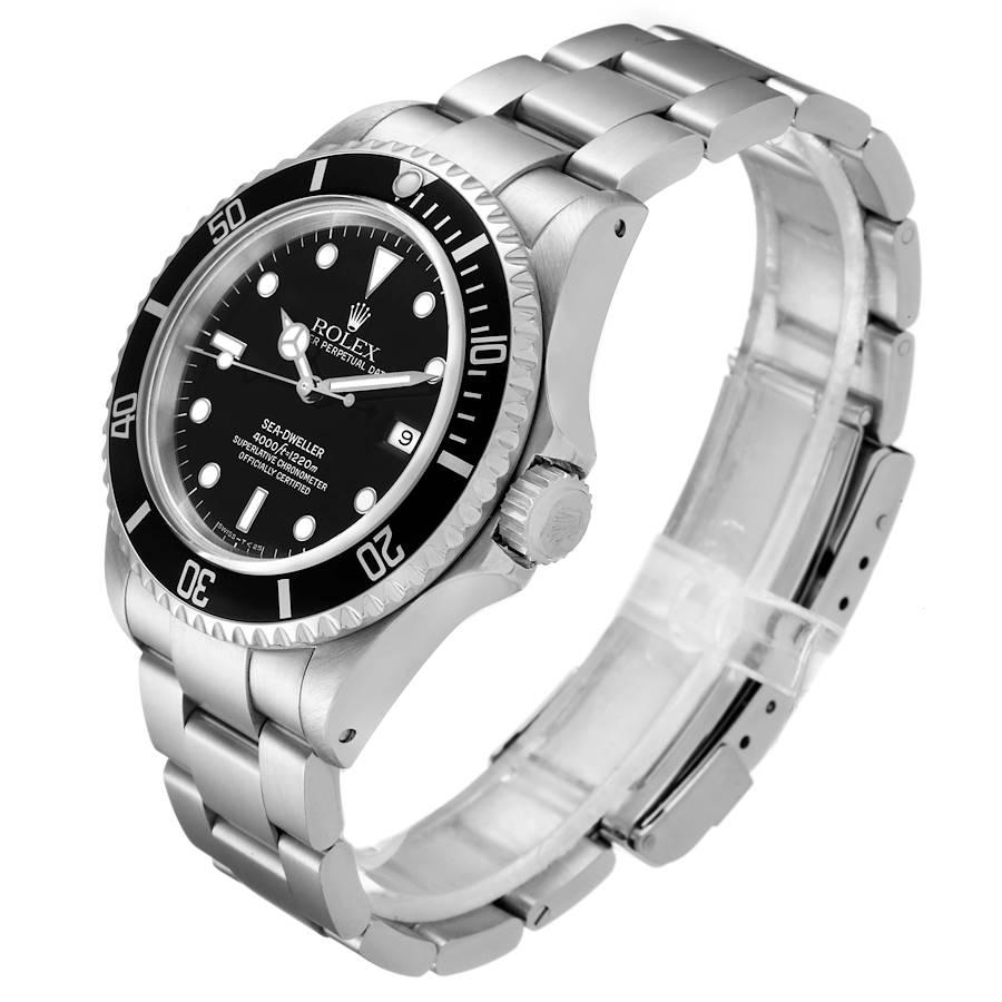 Men's Rolex Seadweller Black Dial Automatic Steel Mens Watch 16600 For Sale