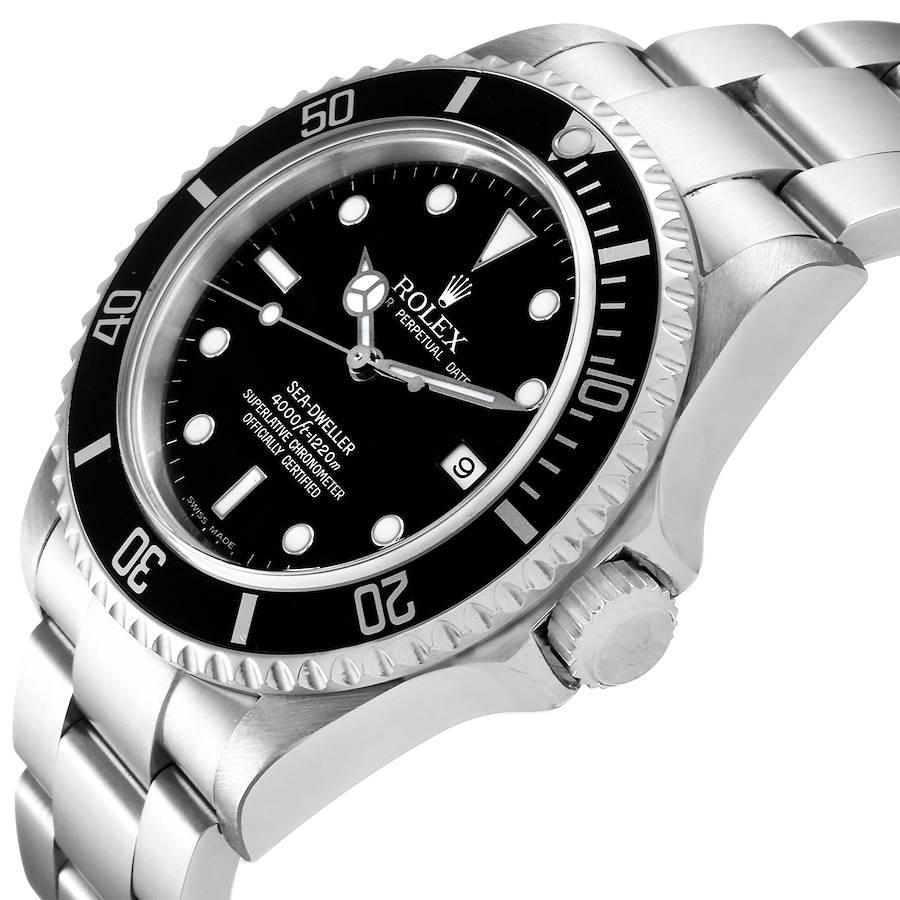 Men's Rolex Seadweller Black Dial Automatic Steel Mens Watch 16600 For Sale