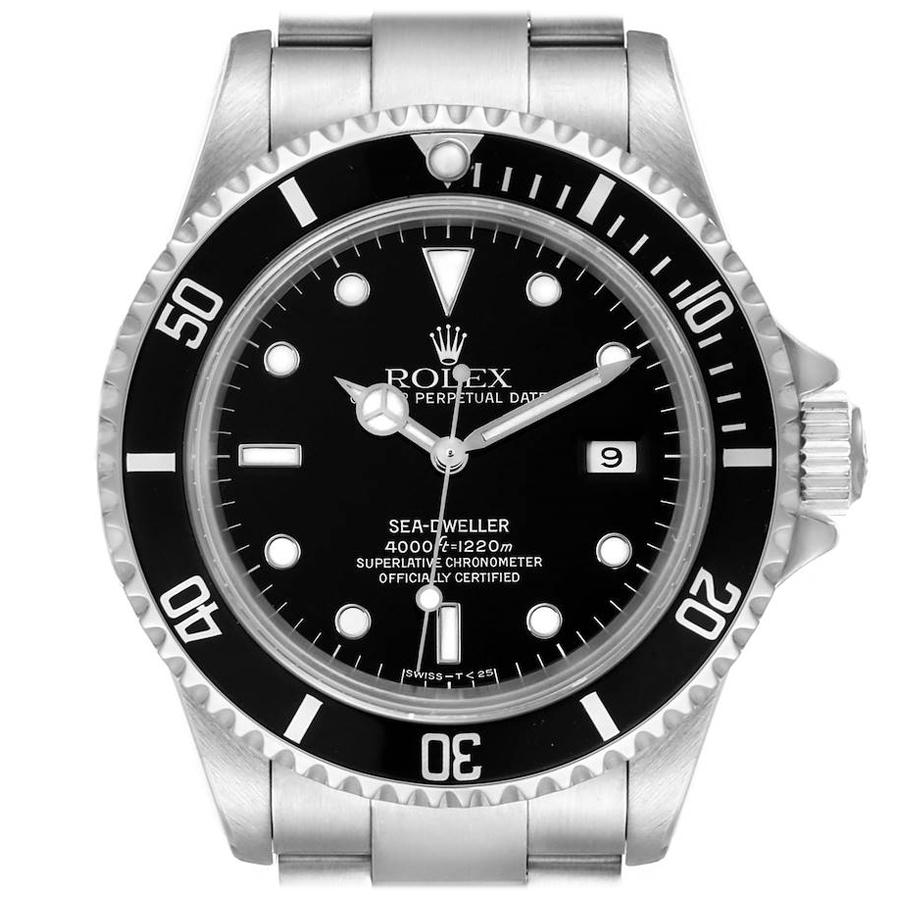 Rolex Seadweller Black Dial Automatic Steel Mens Watch 16600 For Sale
