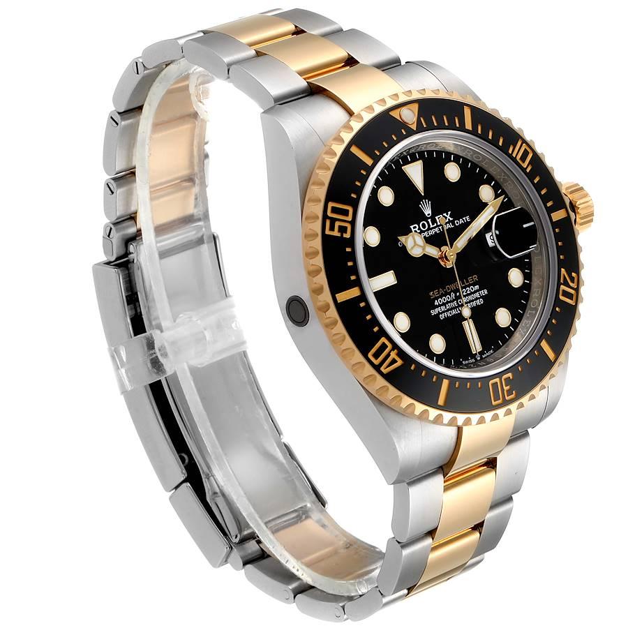 Rolex Seadweller Black Dial Steel Yellow Gold Men's Watch 126603 Unworn In Excellent Condition In Atlanta, GA