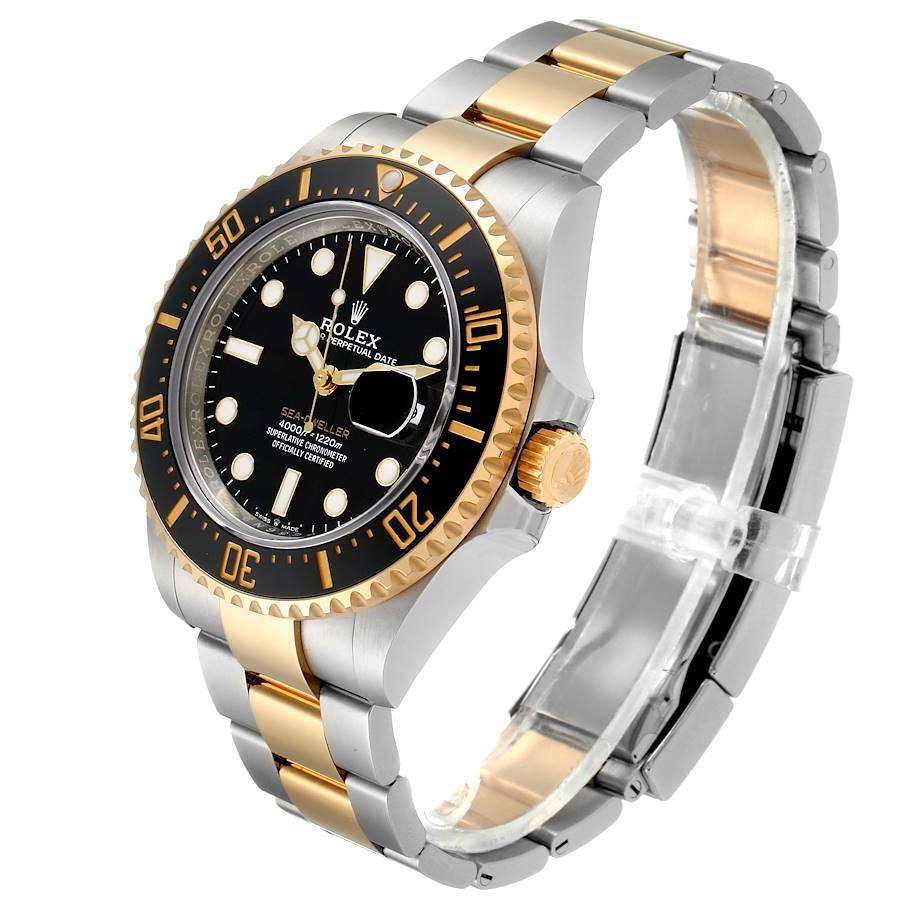 Rolex Seadweller Black Dial Steel Yellow Gold Men's Watch 126603 Unworn 1