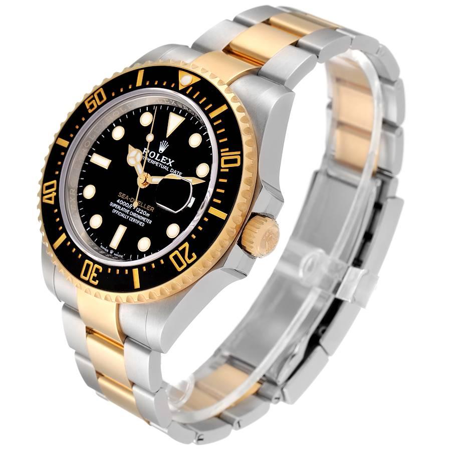 Men's Rolex Seadweller Black Dial Steel Yellow Gold Mens Watch 126603 Unworn For Sale