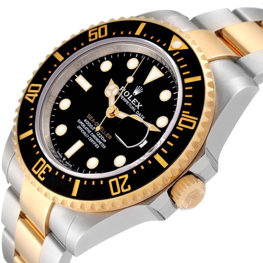Rolex Seadweller Black Dial Steel Yellow Gold Mens Watch 126603 Unworn For Sale 1