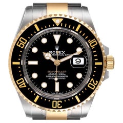 Rolex Seadweller Black Dial Steel Yellow Gold Mens Watch 126603 Unworn