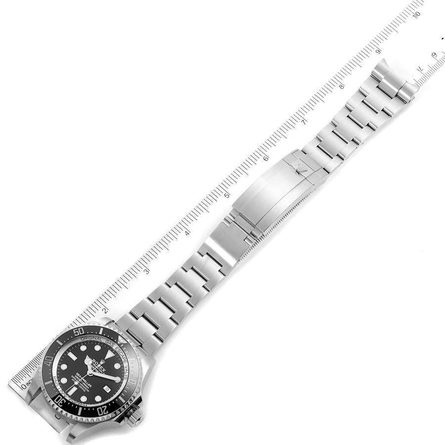 Rolex Seadweller Deepsea 44 Black Dial Steel Mens Watch 126660 Box Card 5