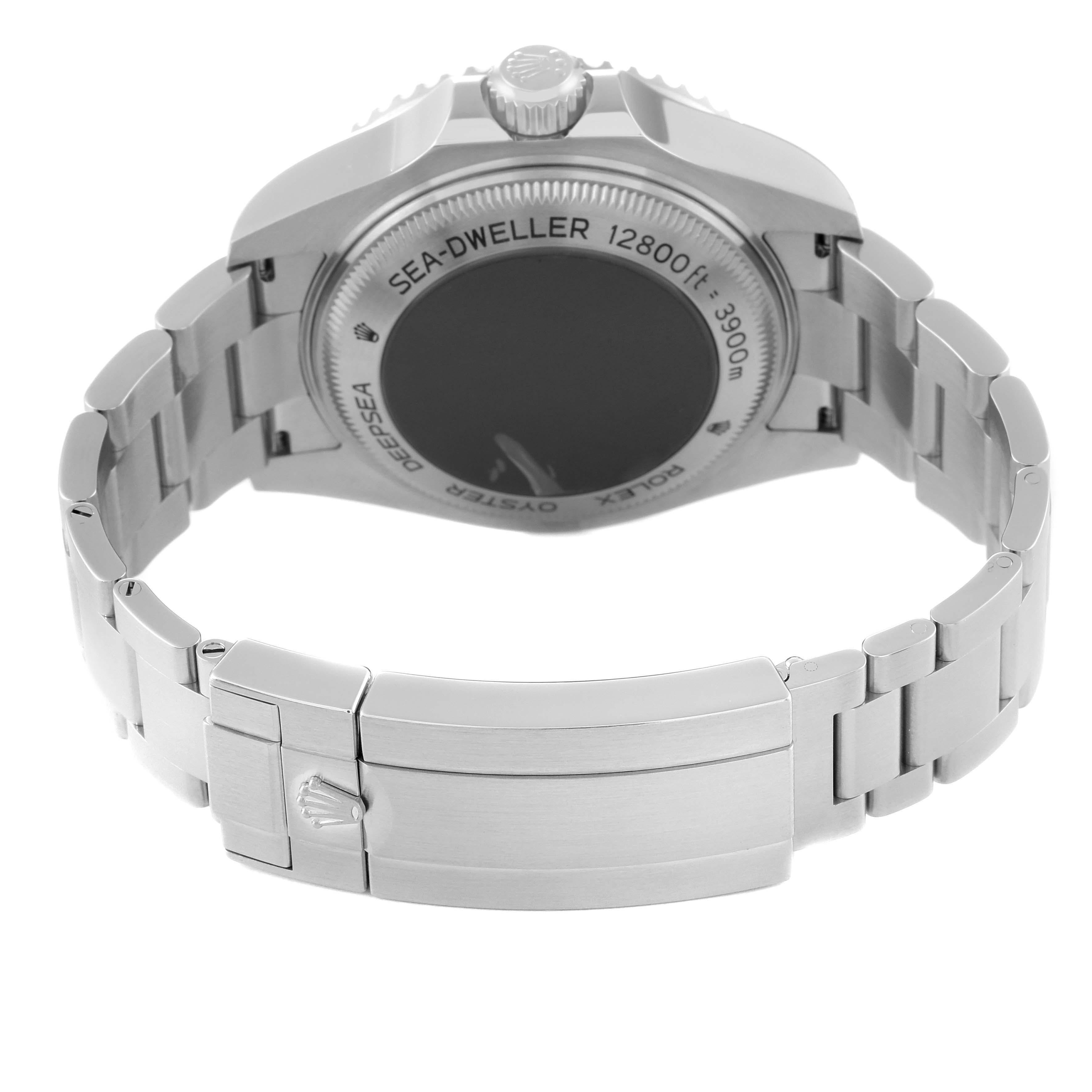 Rolex Seadweller Deepsea 44 Black Dial Steel Mens Watch 126660 Box Card 2