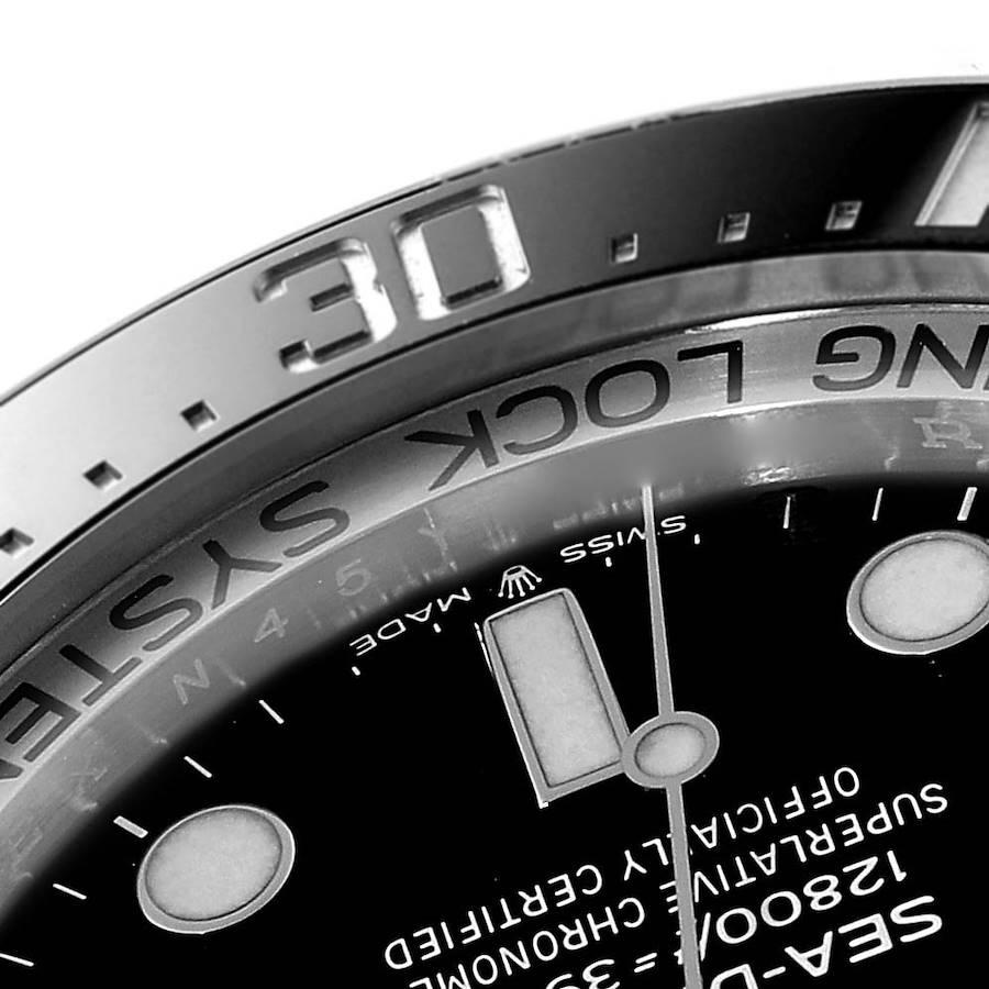 Rolex Seadweller Deepsea 44 Black Dial Steel Mens Watch 126660 Unworn In Excellent Condition In Atlanta, GA