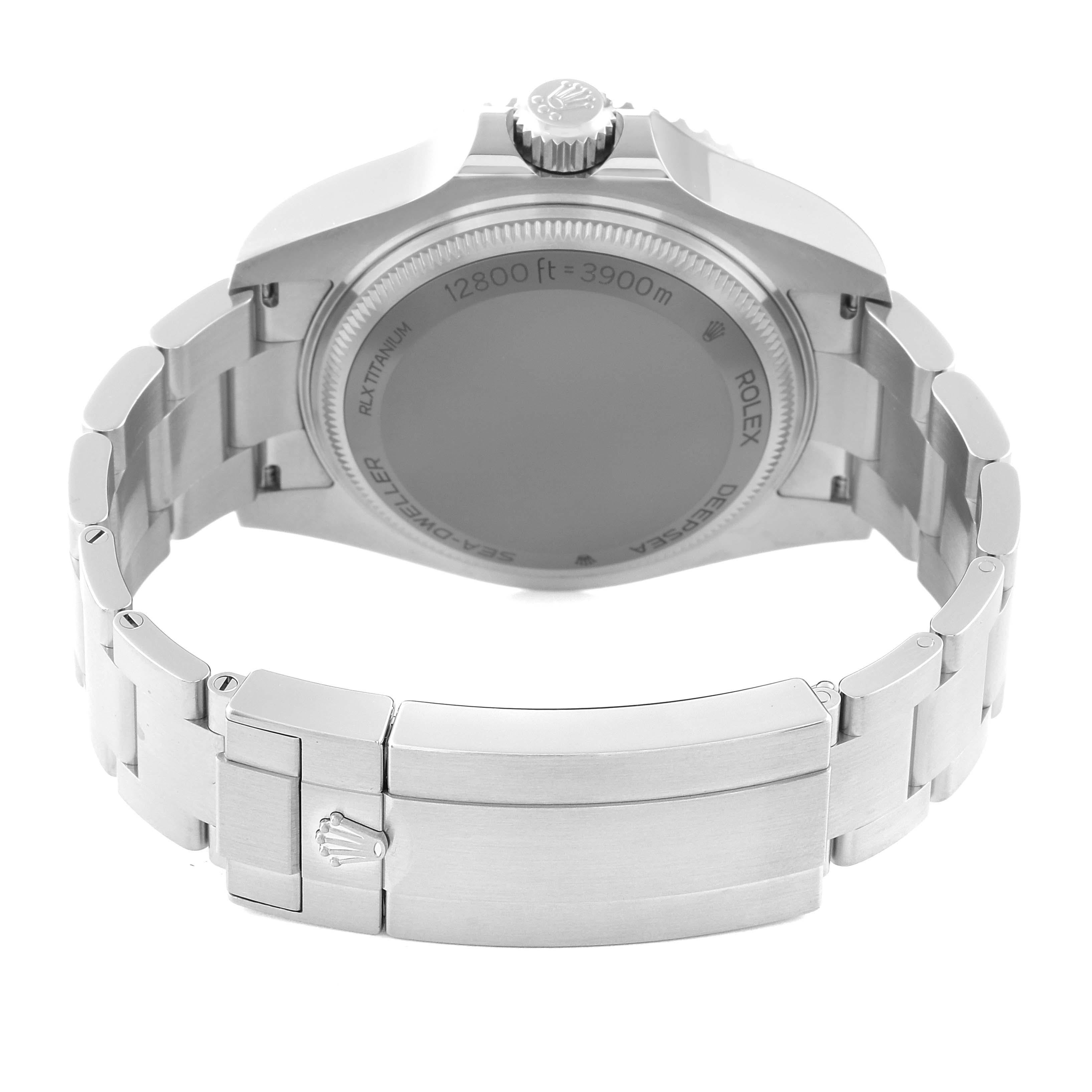 Rolex Seadweller Deepsea 44 Black Dial Steel Mens Watch 136660 Card 4