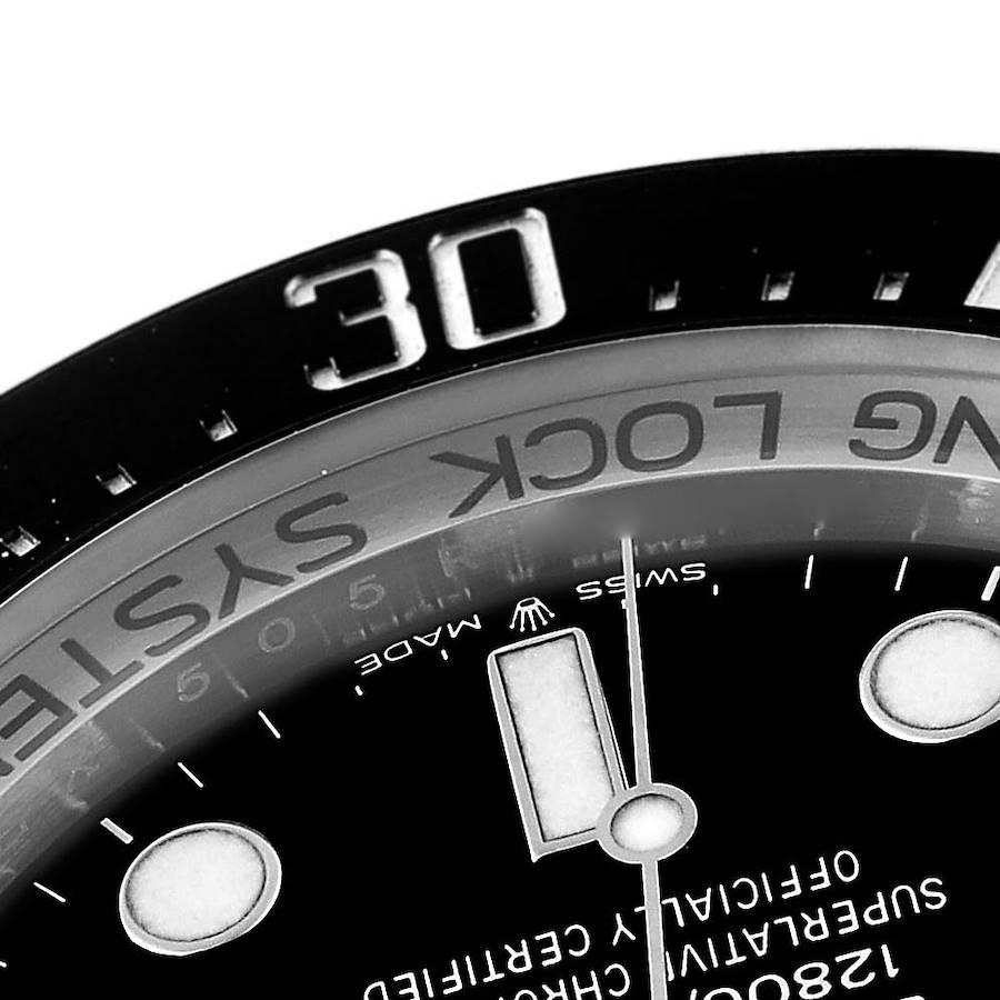 Rolex Montre Seadweller Deepsea 44 en acier avec cadran noir, pour hommes 136660, non portée en vente 2