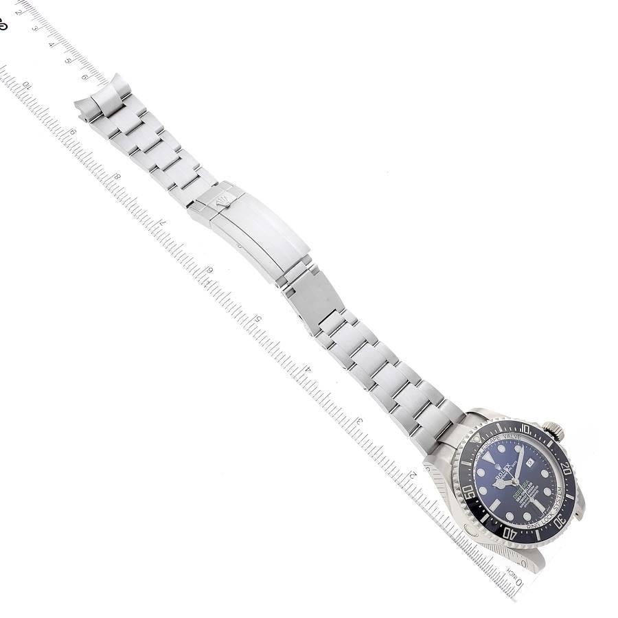 Rolex Seadweller Deepsea 44 Cameron D-Blue Dial Mens Watch 126660 Box Card For Sale 5