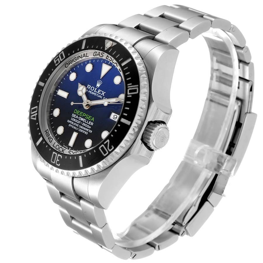 Men's Rolex Seadweller Deepsea 44 Cameron D-Blue Dial Mens Watch 126660 Box Card