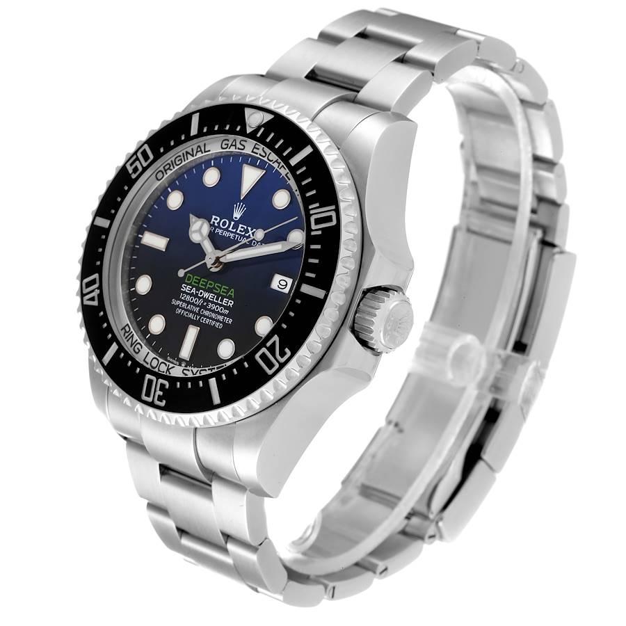 Rolex Seadweller Deepsea 44 Cameron D-Blaues Zifferblatt Herrenuhr 126660 Box Card im Angebot 1