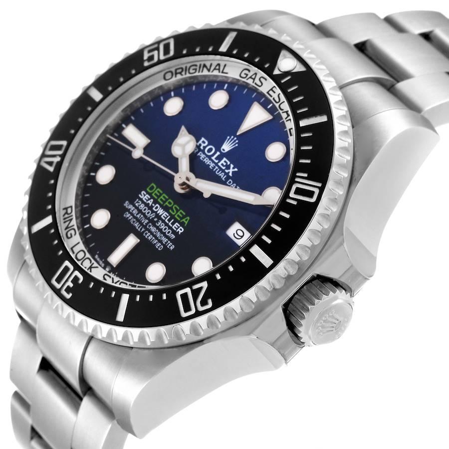 Men's Rolex Seadweller Deepsea 44 Cameron D-Blue Dial Mens Watch 126660 Box Card For Sale