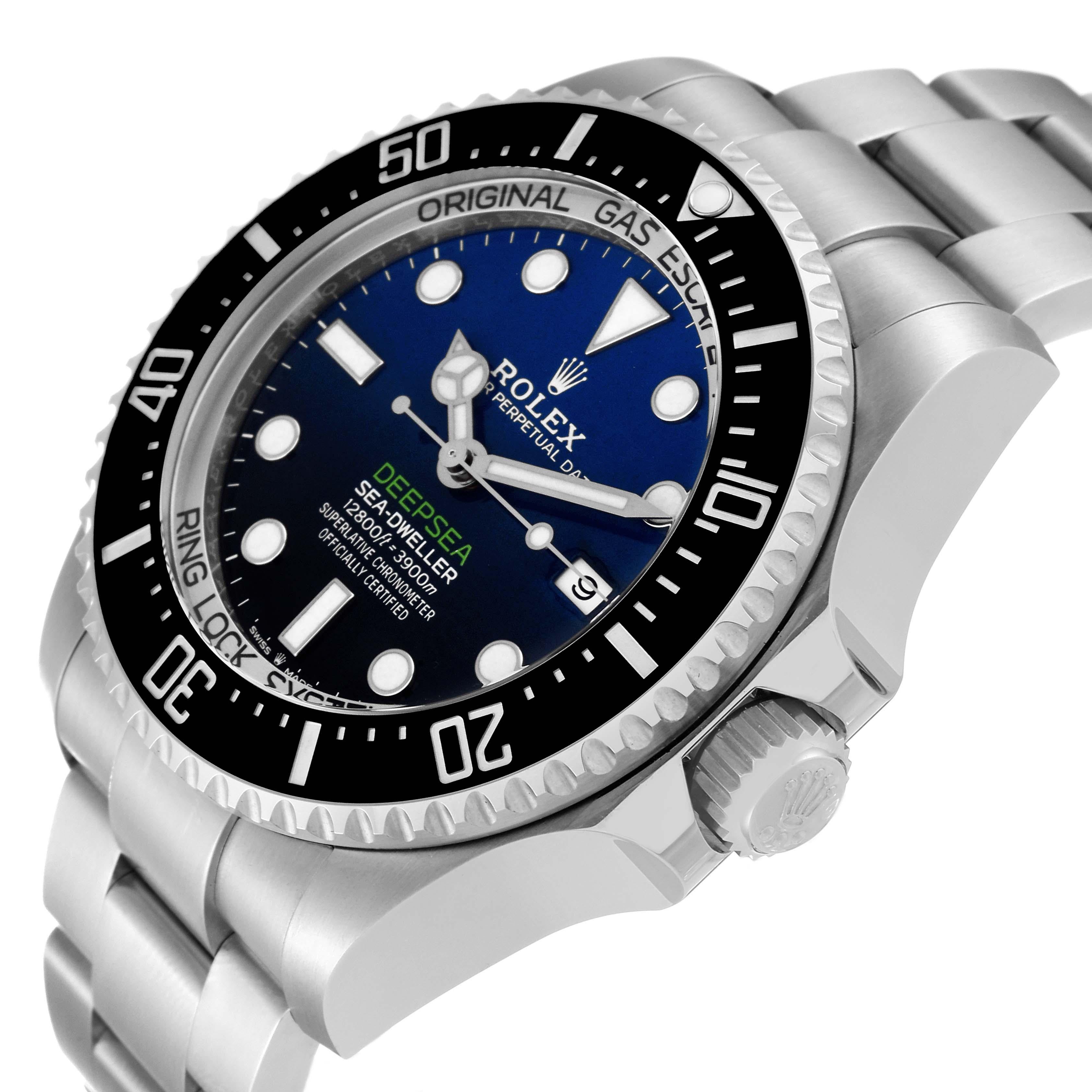 Rolex Seadweller Deepsea 44 Cameron D-Blue Dial Mens Watch 126660 Box Card 1