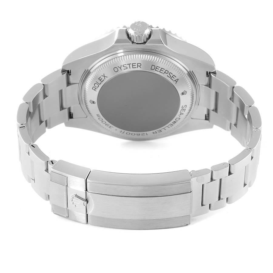 Rolex Seadweller Deepsea 44 Cameron D-Blaues Zifferblatt Herrenuhr 126660 Box Card im Angebot 4